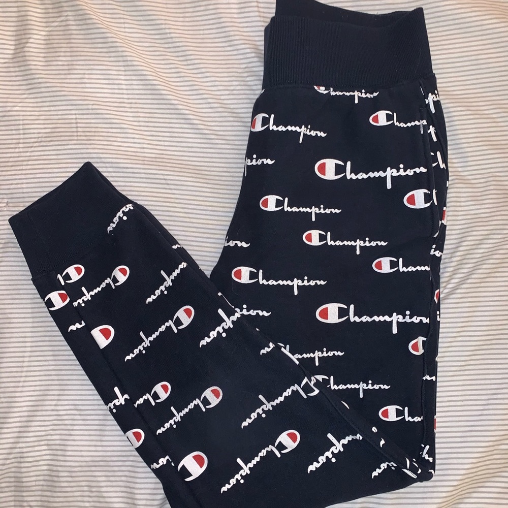 Champion All Over Logo Joggers